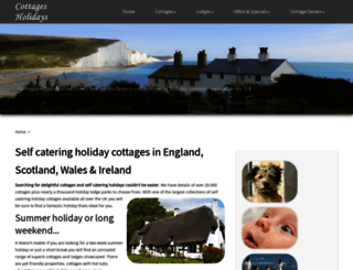 cottages4holidays-uk.com screenshot