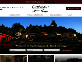 cottagesatlittlerivercove.com screenshot