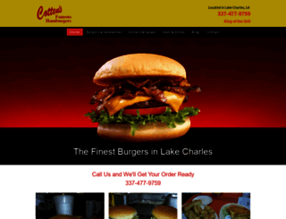 cottensfamoushamburgers.com screenshot