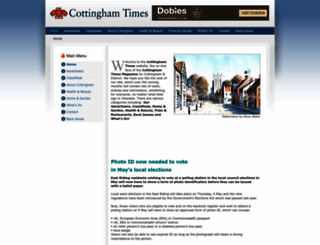 cottinghamtimes.co.uk screenshot
