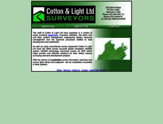 cottonandlight.co.nz screenshot