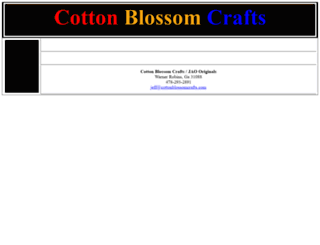 cottonblossomcrafts.com screenshot