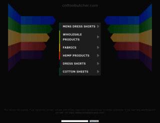 cottonbutcher.com screenshot