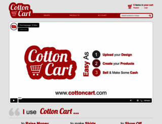 cottoncart.com screenshot