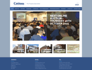 cottons.co.uk screenshot