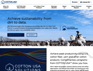 cottonusa.org screenshot
