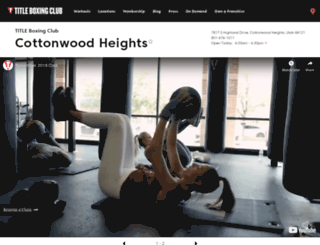cottonwood.titleboxingclub.com screenshot