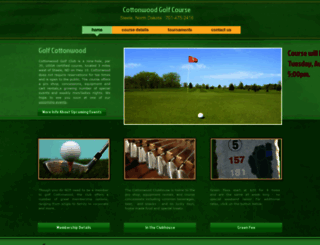 cottonwoodgolfnd.com screenshot