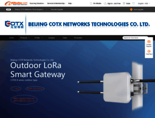cotxnetworks.en.alibaba.com screenshot