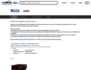 cotxnetworks.en.ecplaza.net screenshot