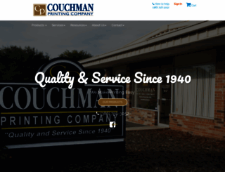 couchmanprinting.com screenshot