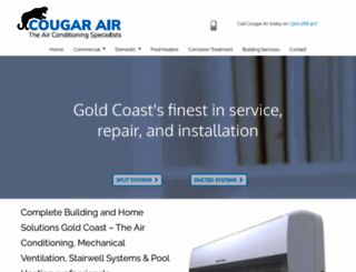 cougarair.com.au screenshot