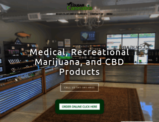 cougarcannabis.com screenshot