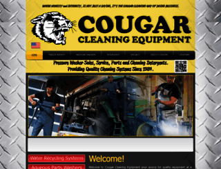 cougarcleaning.com screenshot