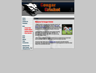 cougarcricket.net screenshot