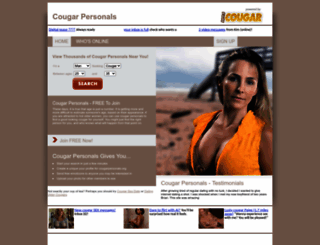 cougarpersonals.org screenshot