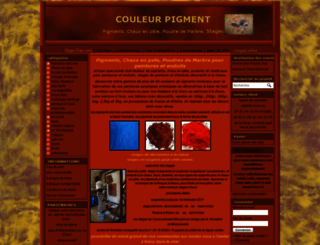 couleur-pigment.fr screenshot