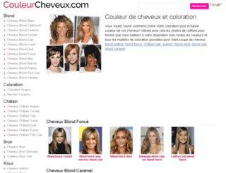 couleurcheveux.com screenshot