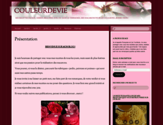 couleurdevie.wordpress.com screenshot
