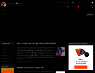 couleursral.fr screenshot