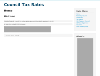 council-tax-rates.com screenshot