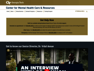 counseling.gatech.edu screenshot