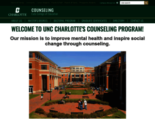 counseling.uncc.edu screenshot