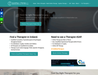 counsellingandtherapy.com screenshot