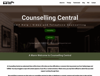 counsellingcentral.com screenshot