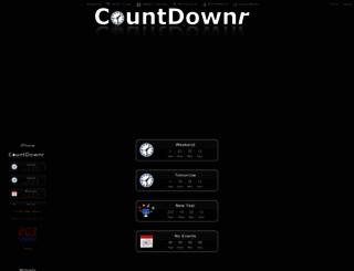 countdownr.com screenshot