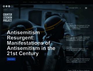 counterextremism.com screenshot
