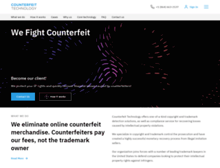 counterfeit.technology screenshot