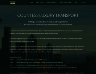 countessluxurytransport.com screenshot