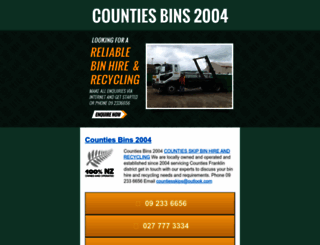 countiesbins2004.co.nz screenshot