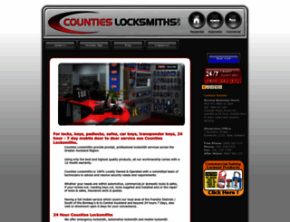 countieslocksmiths.co.nz screenshot