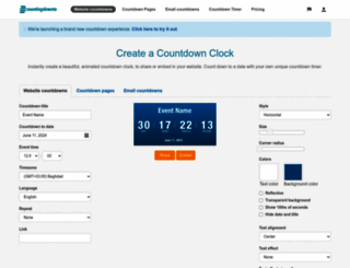 countingdownto.com screenshot