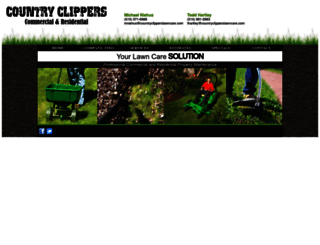 countryclipperslawncare.com screenshot
