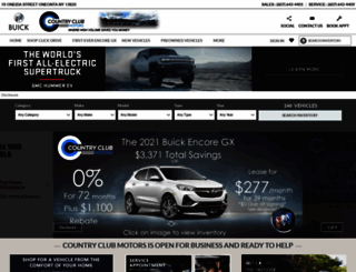 countryclubmotors.com screenshot