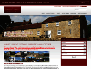 countrycottageholiday.com screenshot