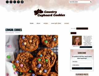 countrycupboardcookies.com screenshot