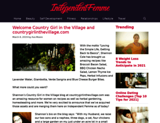 countrygirlinthevillage.com screenshot