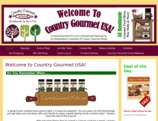 countrygourmetusa.com screenshot