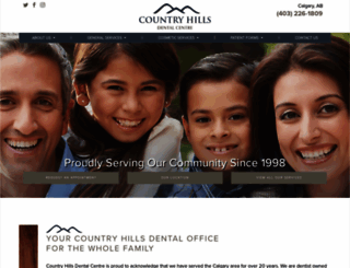countryhillsdental.com screenshot