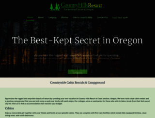 countryhillsresort.com screenshot