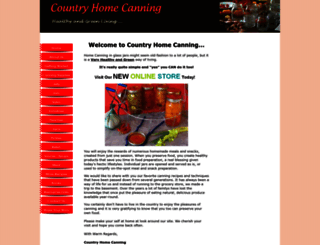 countryhomecanning.com screenshot