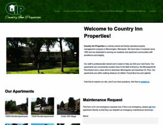 countryinnproperties.com screenshot