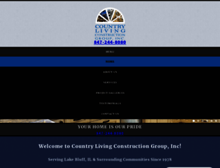 countrylivingconstruction.com screenshot