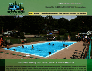 countryroadscampground.com screenshot