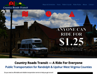 countryroadstransit.com screenshot
