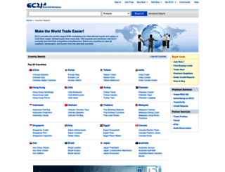 countrysearch.ec21.com screenshot